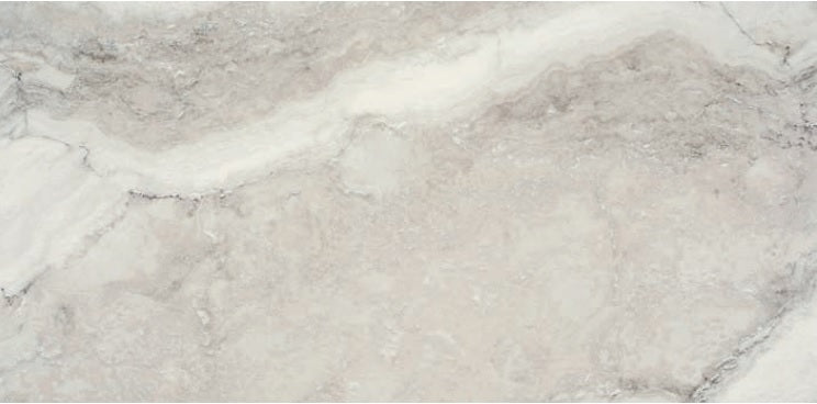 Travertino Caracalla Bianco Matte Porcelain Tile - 12" x 24"