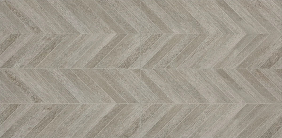 Trellis Oak Smoke Chevron Deco TR23