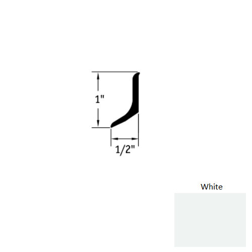 Johnsonite White TM-50-A