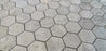 Tundra Gray Marble Mosaic - 2" Hexagon