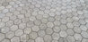 Tundra Gray Marble Mosaic - 2" Hexagon Polished