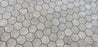 Tundra Gray Honed Marble Mosaic - 2" Hexagon