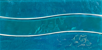 Aquatica Border Turquoise Deco TRMBORDTURQWAVE