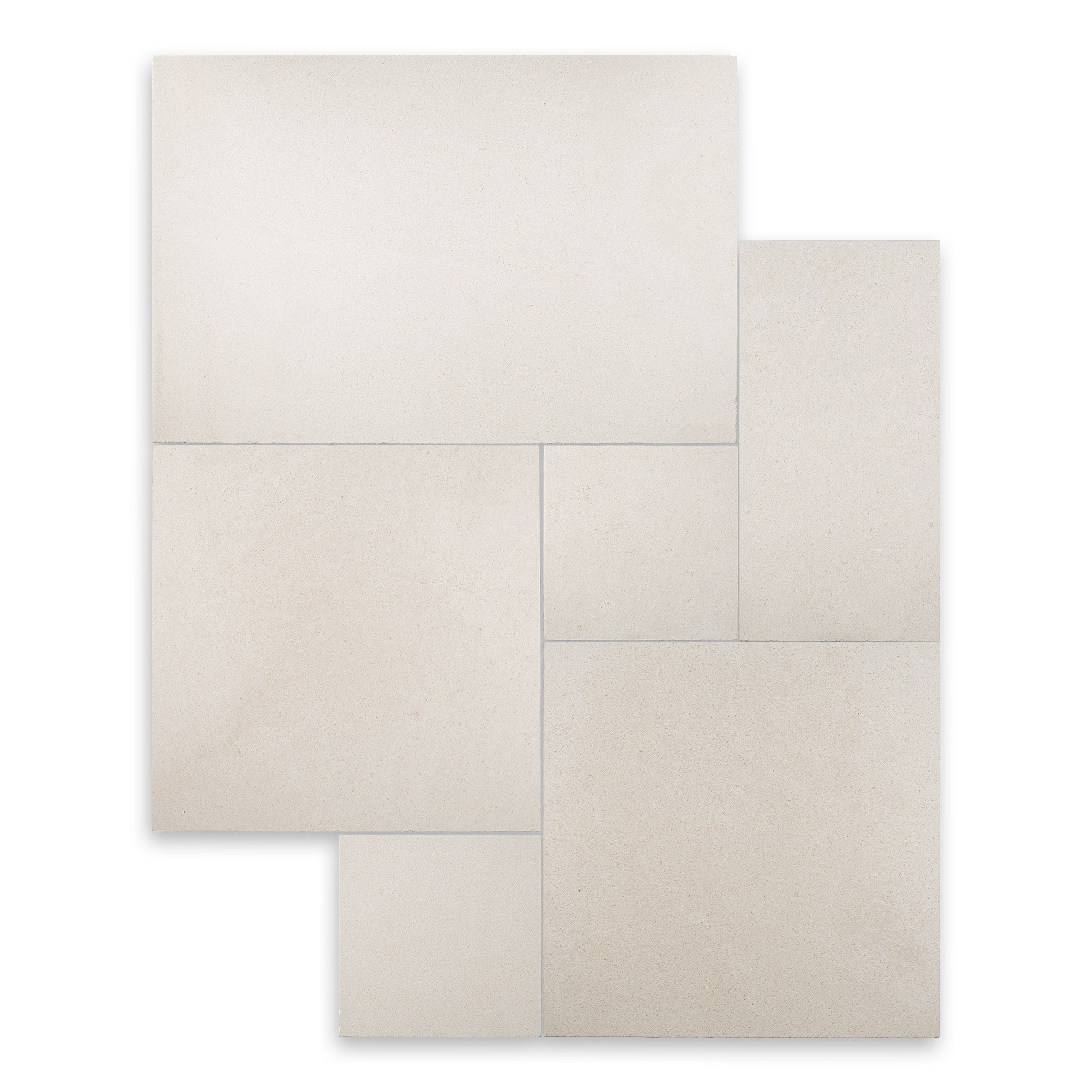 Tuscan White Tumbled Limestone Paver Versailles Pattern | Lowest