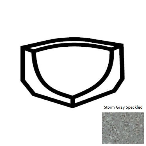 Unglazed Mosaics Storm Gray Speckled 0A06