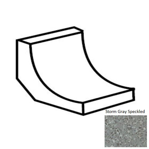 Unglazed Mosaics Storm Gray Speckled 0A06