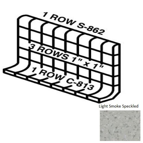 Unglazed Mosaics Light Smoke Speckled 0A04