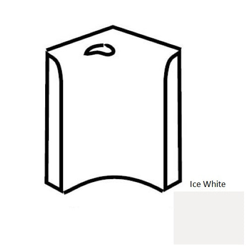 Unglazed Mosaics Ice White 0A25