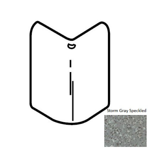 Unglazed Mosaics Storm Gray Speckled 0A06