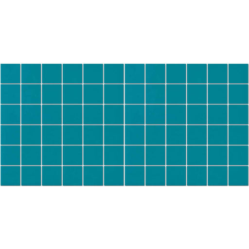 Unglazed Mosaics Peacock Blue 0A08