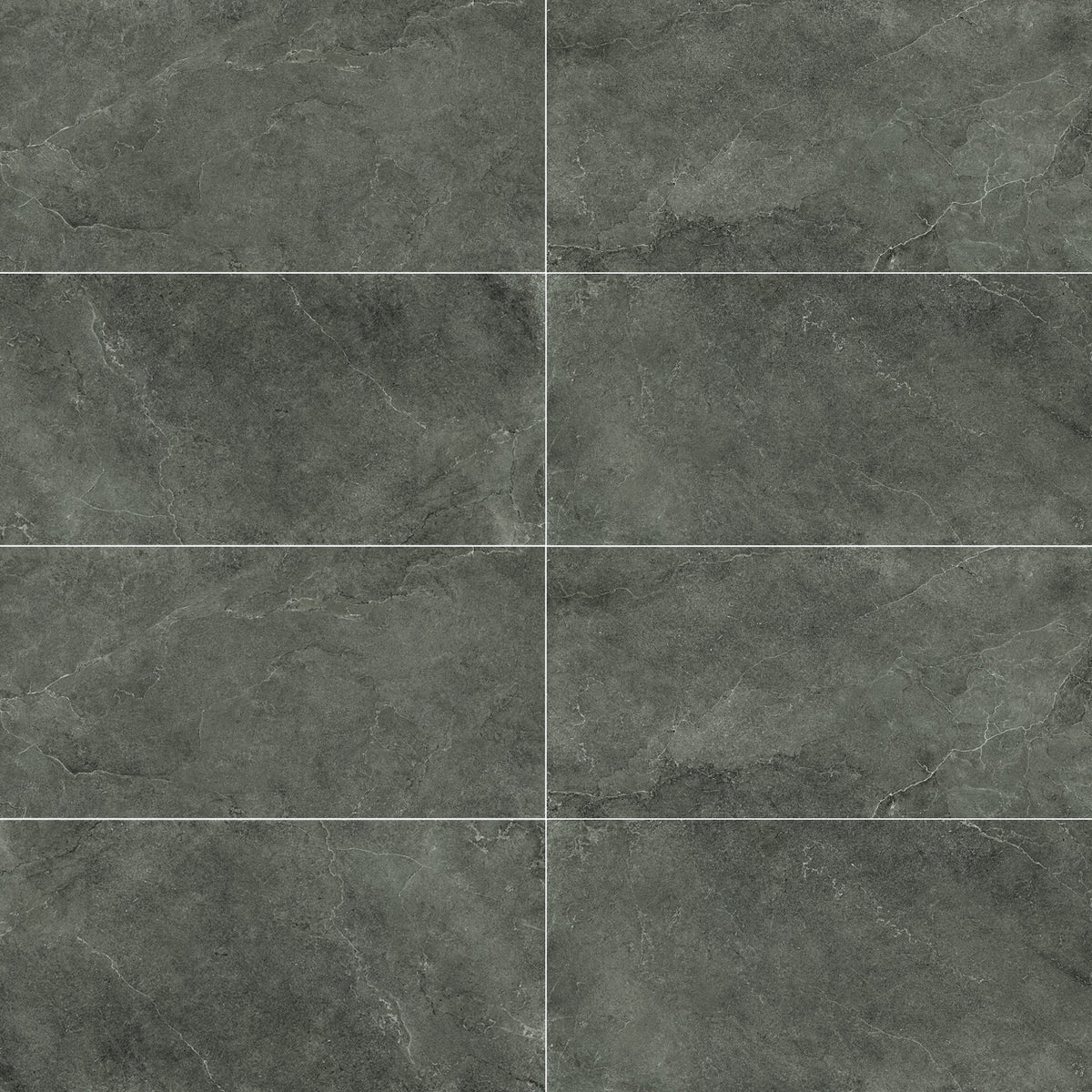 Unica Carbon Porcelain Tile - Matte