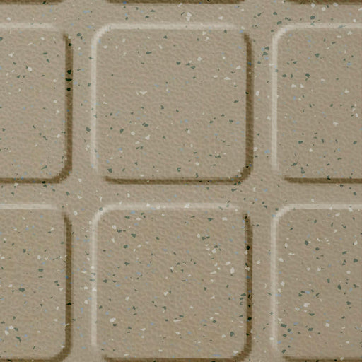 Johnsonite Lake Cour D'Alene VE1 Raised Square