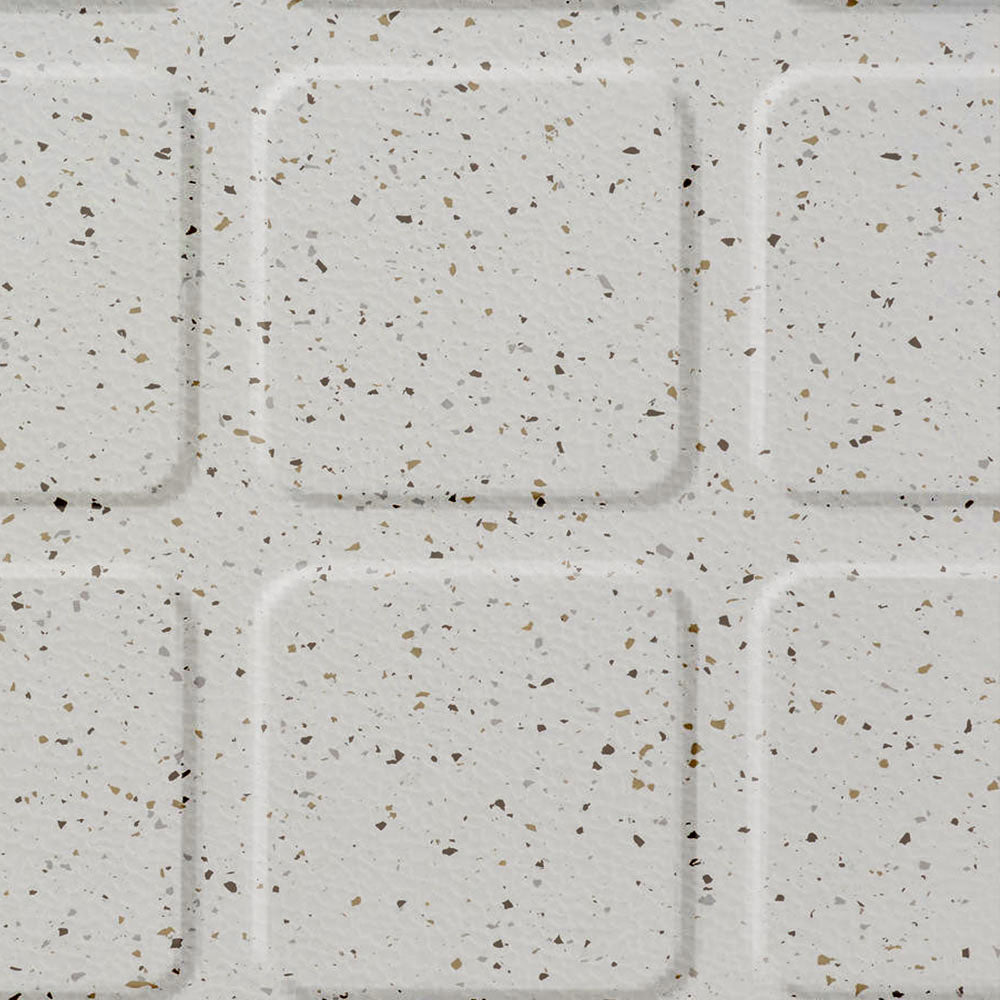 Snowcap Panel Tarkett Johnsonite VE5 Snowcap Color Splash Speckled Rubber Tile ...