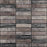 Full Sheet Sample - Skalini Line Artistic Stone Vegas 4 Natural Stone Mosaic - 0.9" x 3.9" Stacked