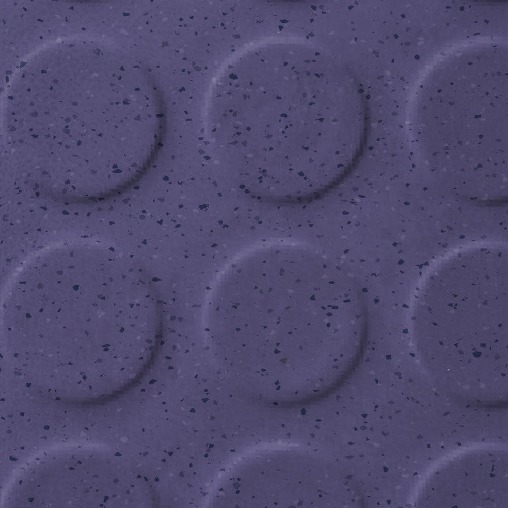 Tarkett Johnsonite VJ3 Dawgs Color Splash Speckled Rubber Tile — Stone