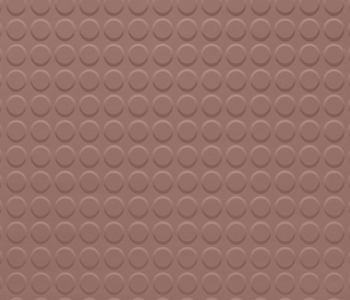 Tarkett Johnsonite VL9 Red Clay Raised Round Solid Color Rubber Tile ...