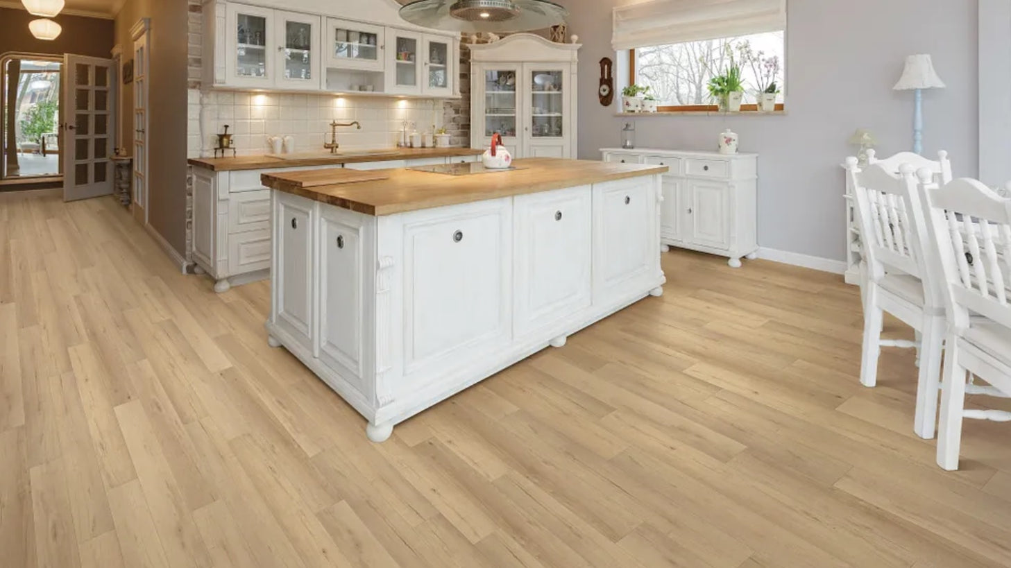 COREtec Plus Enhanced 7 Inch 00761 Calypso Oak Luxury Vinyl Plank ...