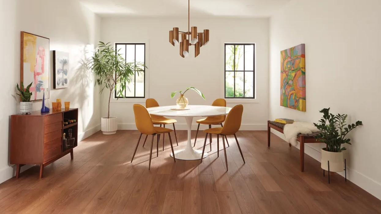 COREtec Plus HD Integrated Bevel Irene Walnut Luxury Vinyl Plank ...