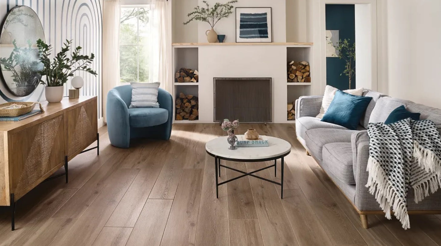 COREtec Soft Step Premium 05027 Parchment Oak Luxury Vinyl Plank ...