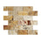 Valencia Travertine Mosaic - 2" x 4" Brick Split Face