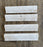 Honed Valencia Travertine Liner - 2 1/2" x 12" Double-step Chair Rail