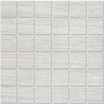 Full Sheet Sample - Olympia Vaniglia Porcelain Mosaic - 2" x 2" Satin