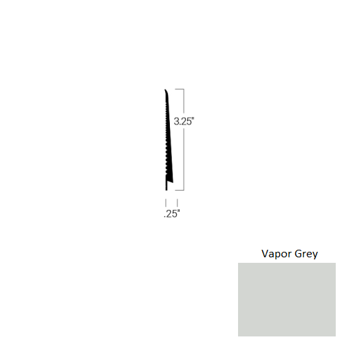 Johnsonite Vapor Grey TDC-23-3 1/4X75