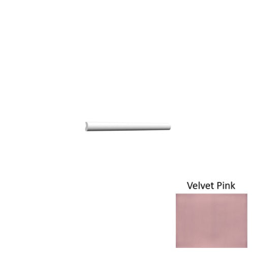 Roca Joy Velvet Pink Glossy Ceramic Bullnose | Lowest Price — Stone ...