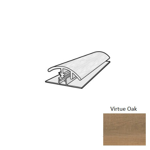 COREtec Plus Premium 9 Inch 02904 Virtue Oak UV Acrylic Vinyl Reducer — Stone & Tile Shoppe, Inc.