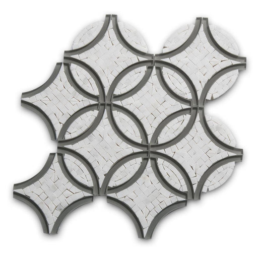 Vitruvius Stone Waterjet Polished Marble Mosaic - Vitruvius Stone