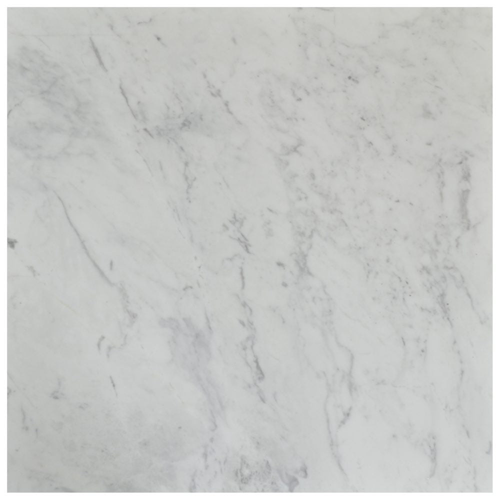 Full Tile Sample - Volakas Marble Tile - 12" x 24" x 3/8" Polished