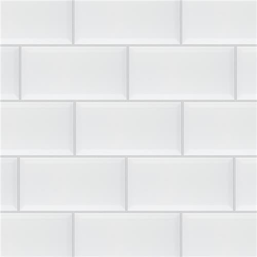 Santorini Biselado Blanco WAESBB Glossy Ceramic