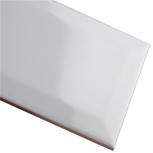 Crown Beveled Heights White WEB3CHBGW Glossy Ceramic