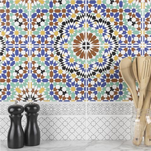 Sevillano Estrella White WESSVLESWH Glossy Ceramic