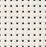 Domino Retro Bianco White and Black SMOT-PT-RETBIA-BW