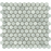 White Carrara Marble Mosaic - 1" Hexagon Polished
