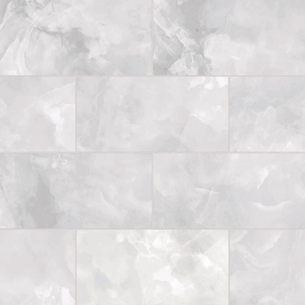 Bedrosians Gemma Whi White Onyx Honed Porcelain Tile Lowest Price