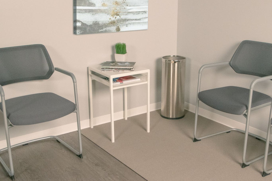 VPS30ACGB Brushed Chrome Anodized Aluminum 1/8" x 8' 2 1/2" Tile Edging Trim