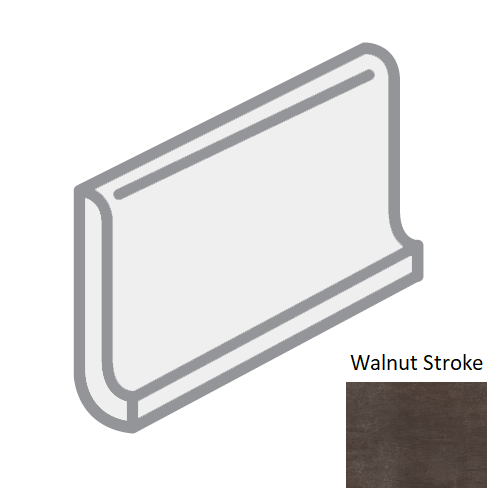 Brush Stroke Porcelain Walnut Stroke IRG612C058