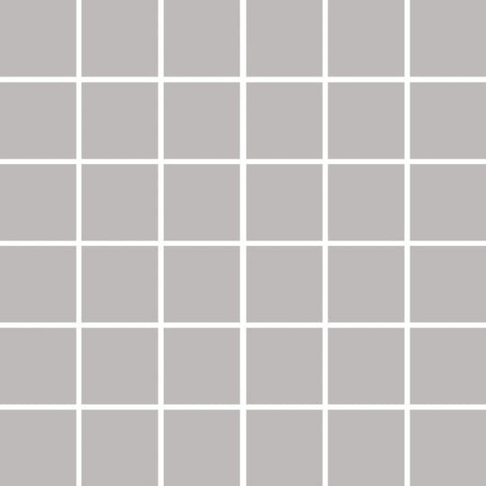 Full Sheet Sample - Gallery Warm Grey Porcelain Mosaic - 2" x 2" Matte