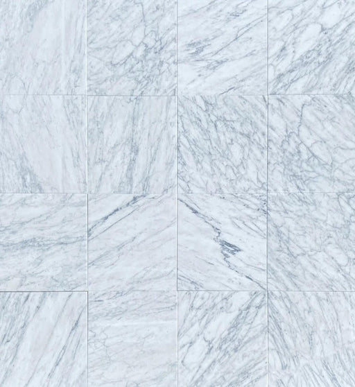 Full Tile Sample - White Carrara C Marble Tile - 24" x 24" x 3/8" Polished