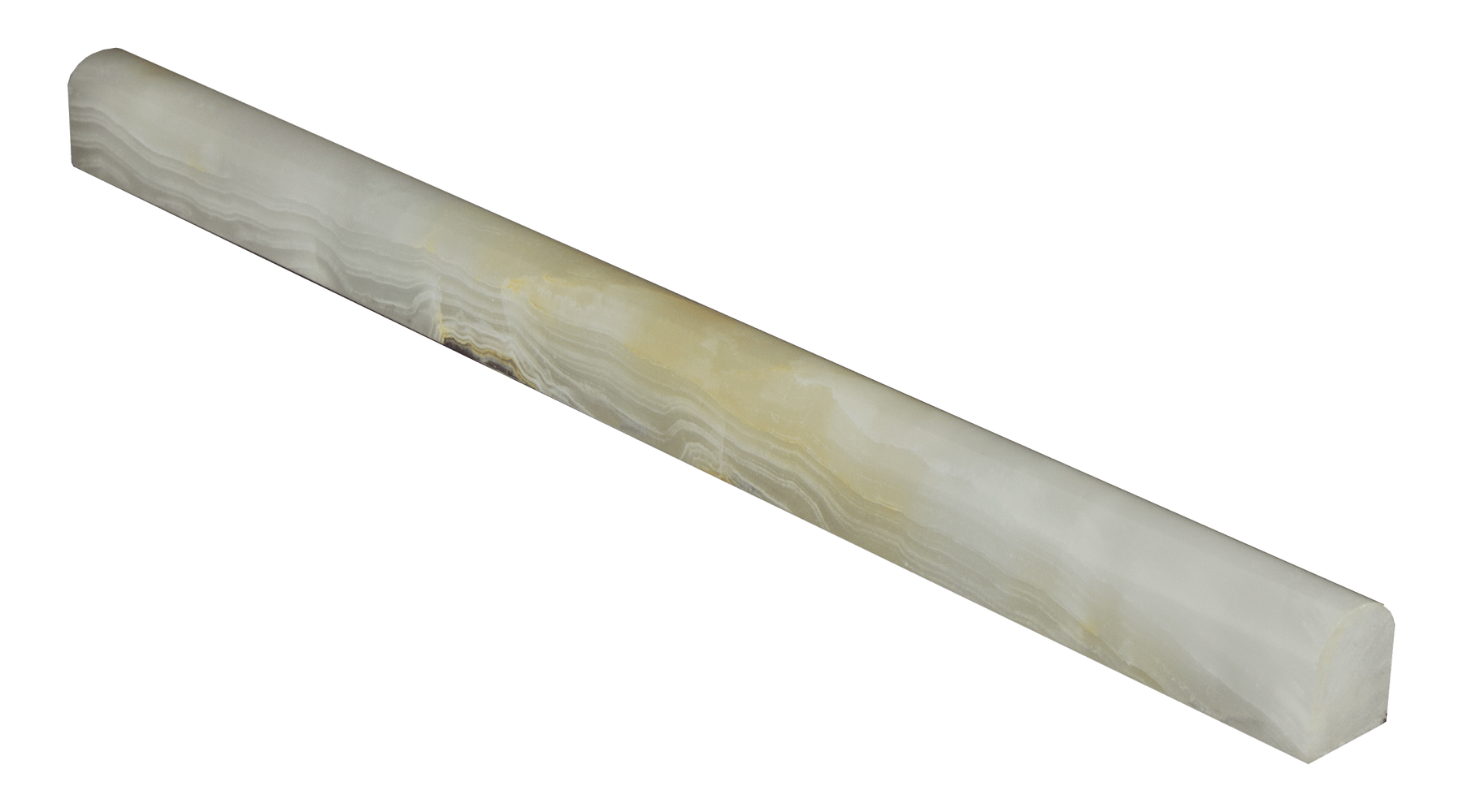 White Onyx Liner - 5/8" x 12" Polished