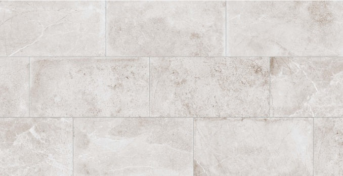Full Tile Sample - Cairvena Alabaster Porcelain Tile - 12