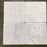 White Carrara Marble Tile - 4" x 4" x 3/8" Tumbled