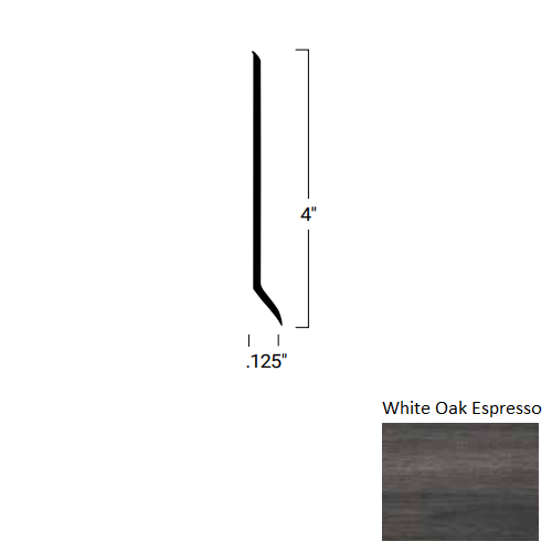 Johnsonite White Oak Espresso MB-MF4