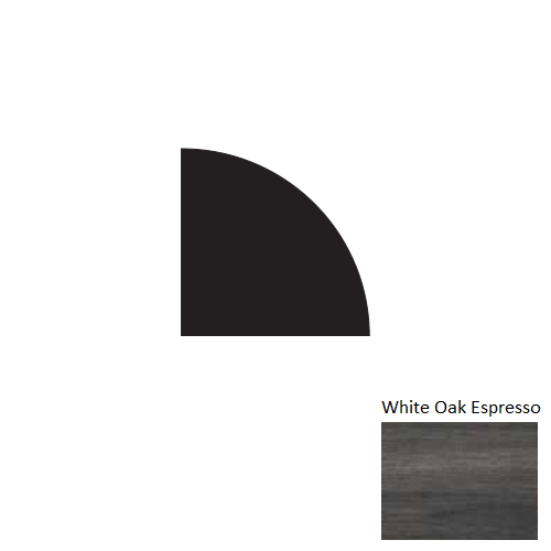 Johnsonite White Oak Espresso QTR-MF4-D