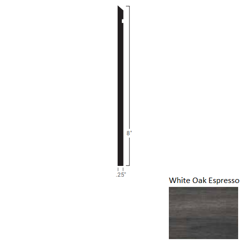 Johnsonite White Oak Espresso MW-MF4-F8