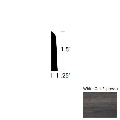 Johnsonite White Oak Espresso SHU-MF4-A