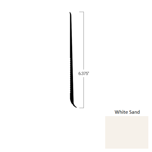 Johnsonite White Sand TDCR-68-6 3/8X75