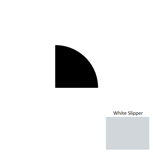 Tarkett Johnsonite VN1 White Slipper Millwork Quarter Round — Stone & Tile Shoppe, Inc.